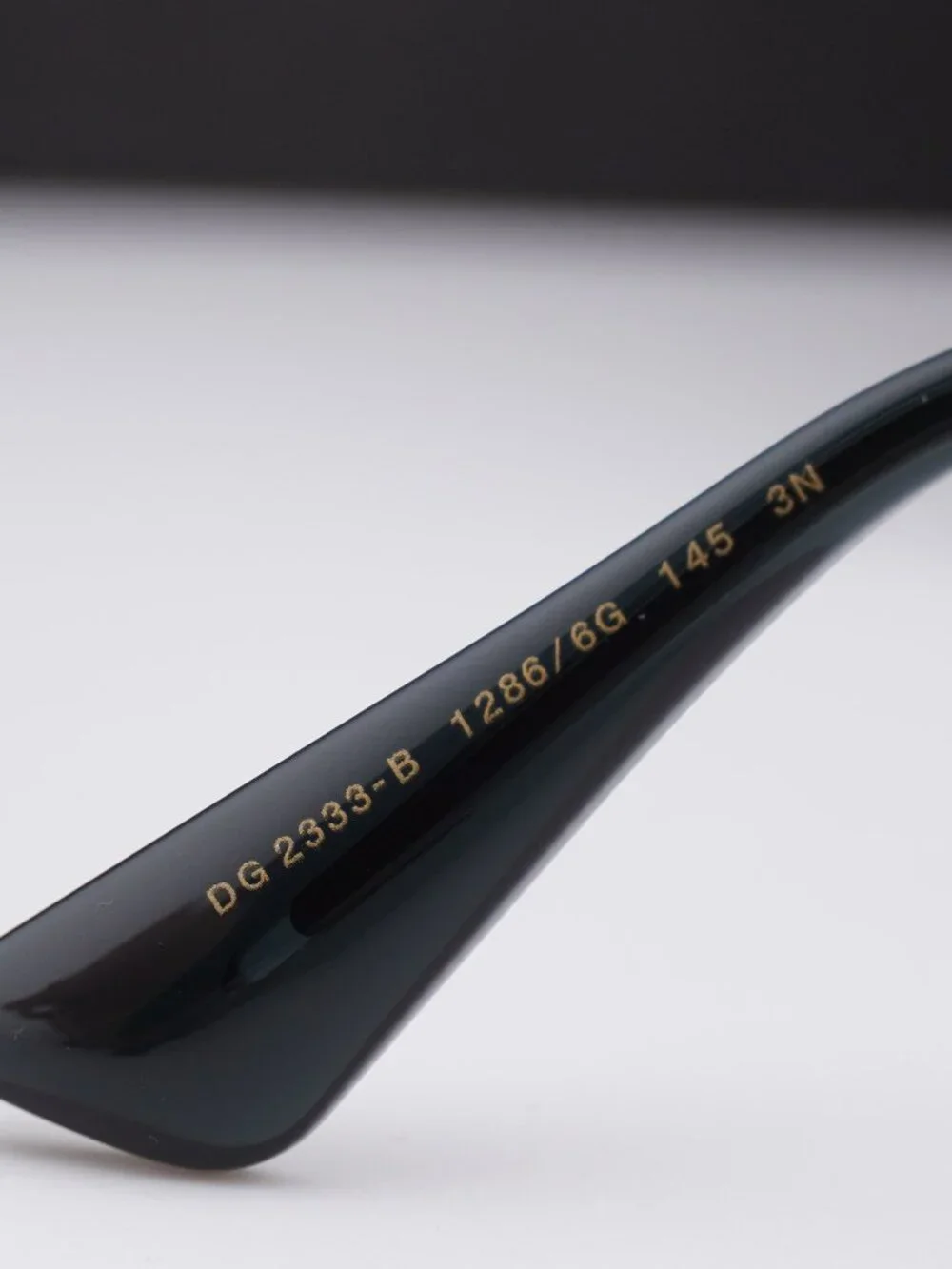 Dolce & Gabbana DG2333B 12866G Shield Sunglasses - Gunmetal / Grey